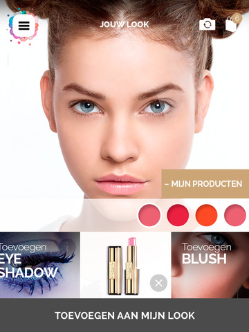 makeup genius screenshot app