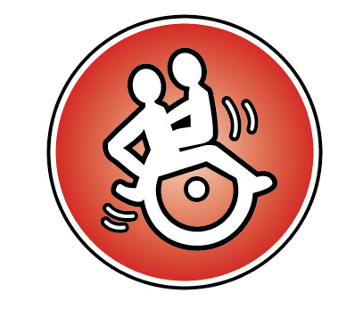 Logo rubriek seks met een handicap