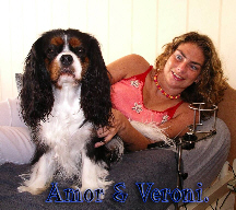 Foto Veroni met hulphond Amor