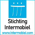 Logo Stichting Intermobiel met blauwe rand