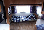 Foto: Bed in Caravan