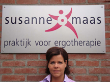 Susanne Maas voor haar eigen praktijk