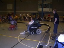 elektrisch rolstoelhockey