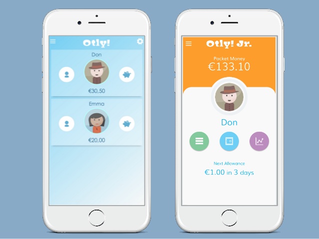 een review over de Otly app voor kinderen om te sparen