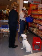 Foto: zoey in de supermarkt